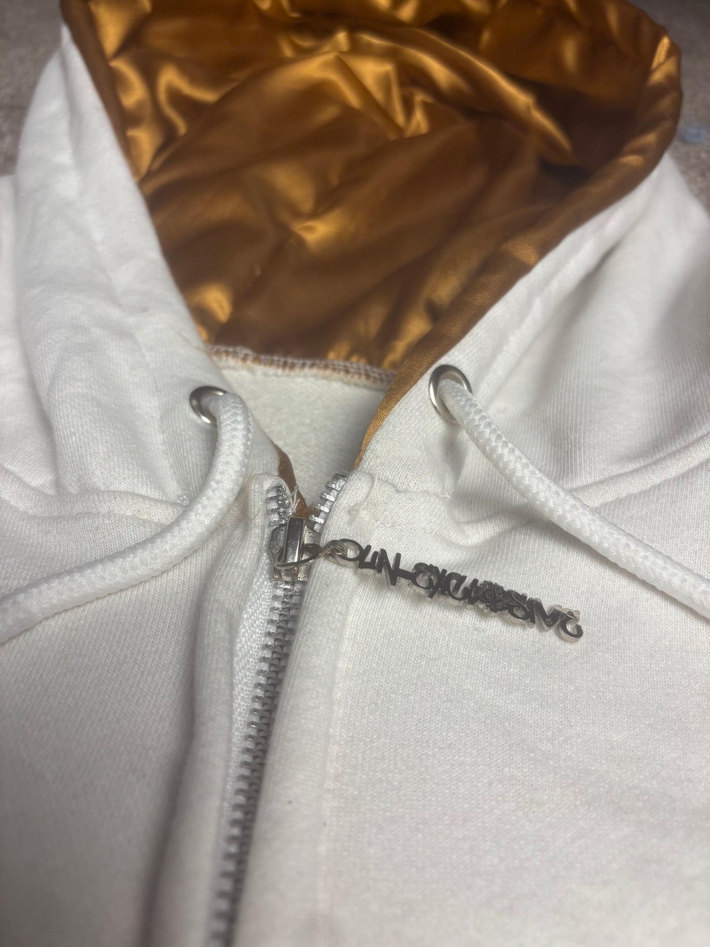 “Golden Hour” Satin-Lined Zip-Up