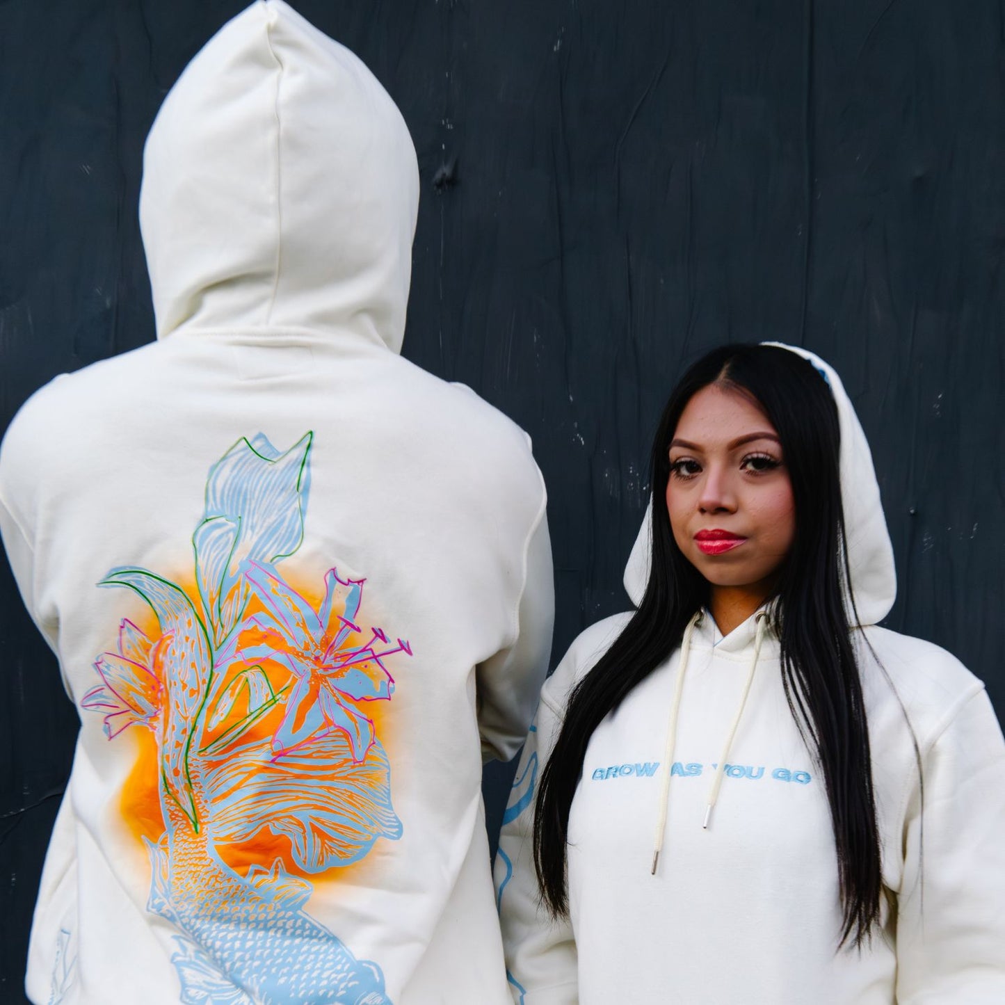Grow As You Go Satin Hoodie
