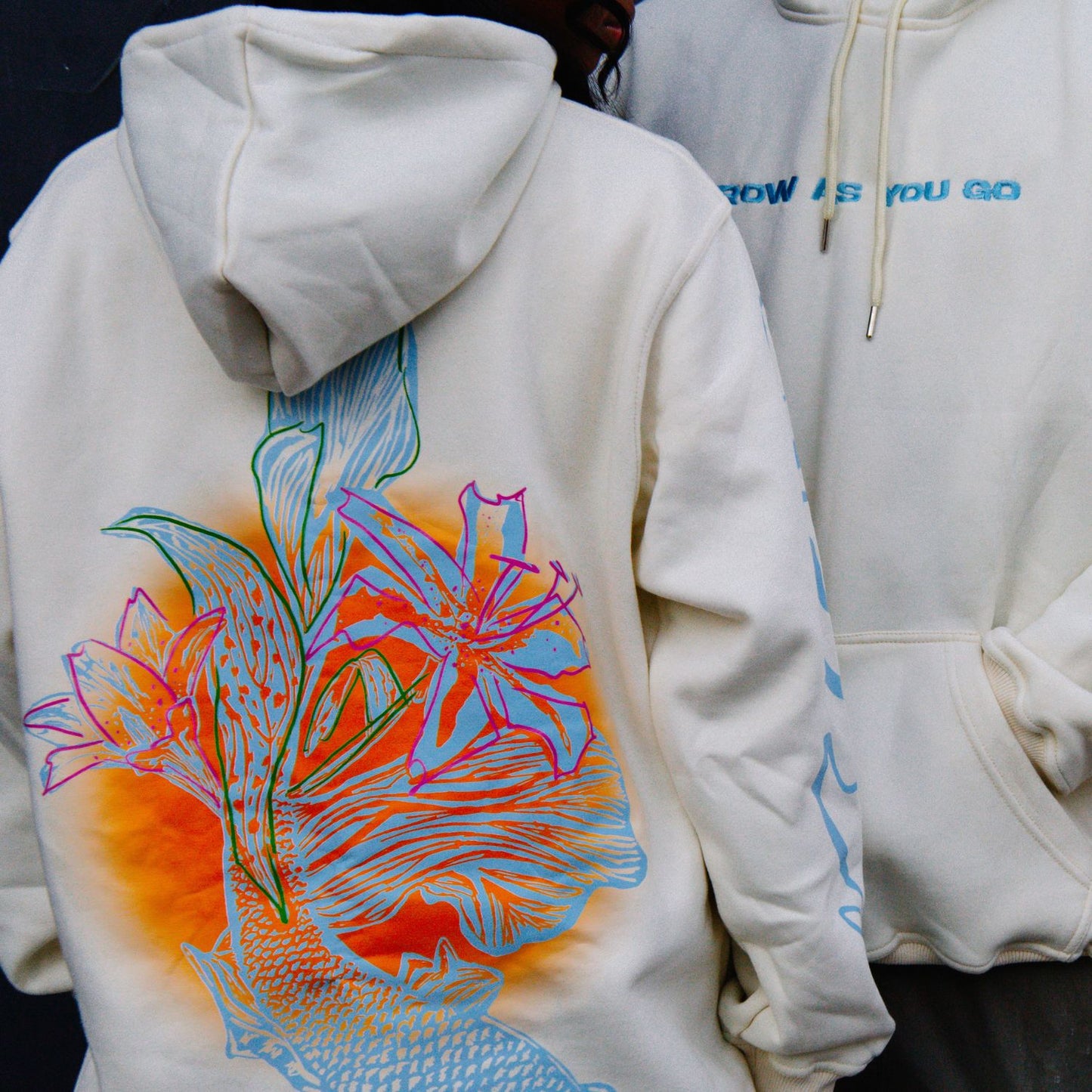 Grow As You Go Satin Hoodie