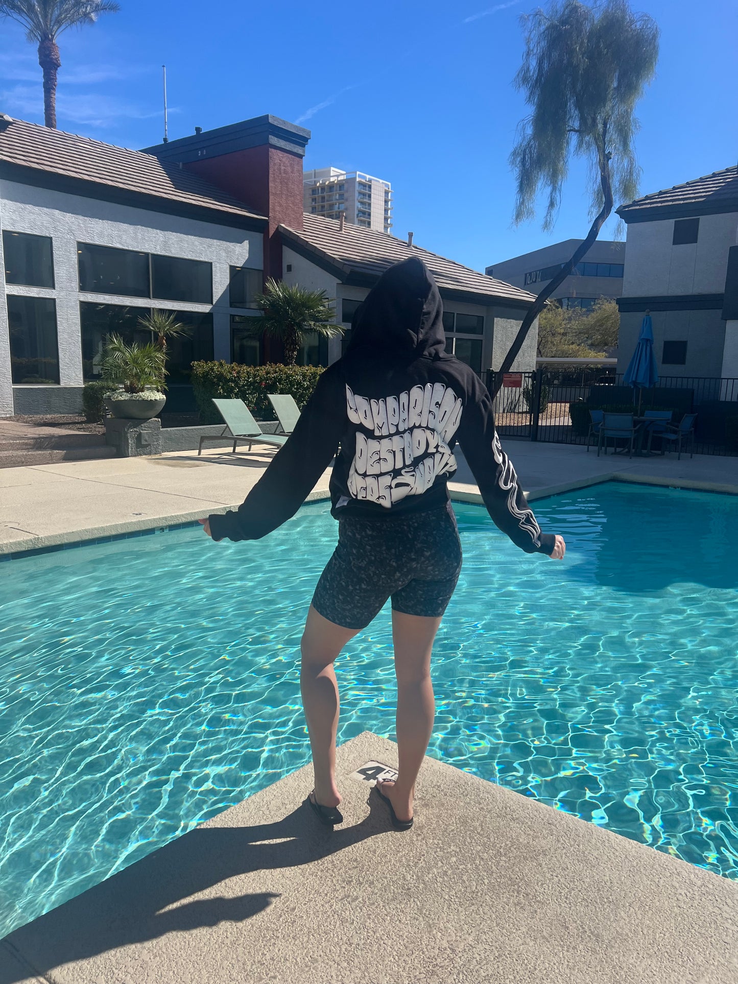 "Ebony & Ivory" Zip-Up