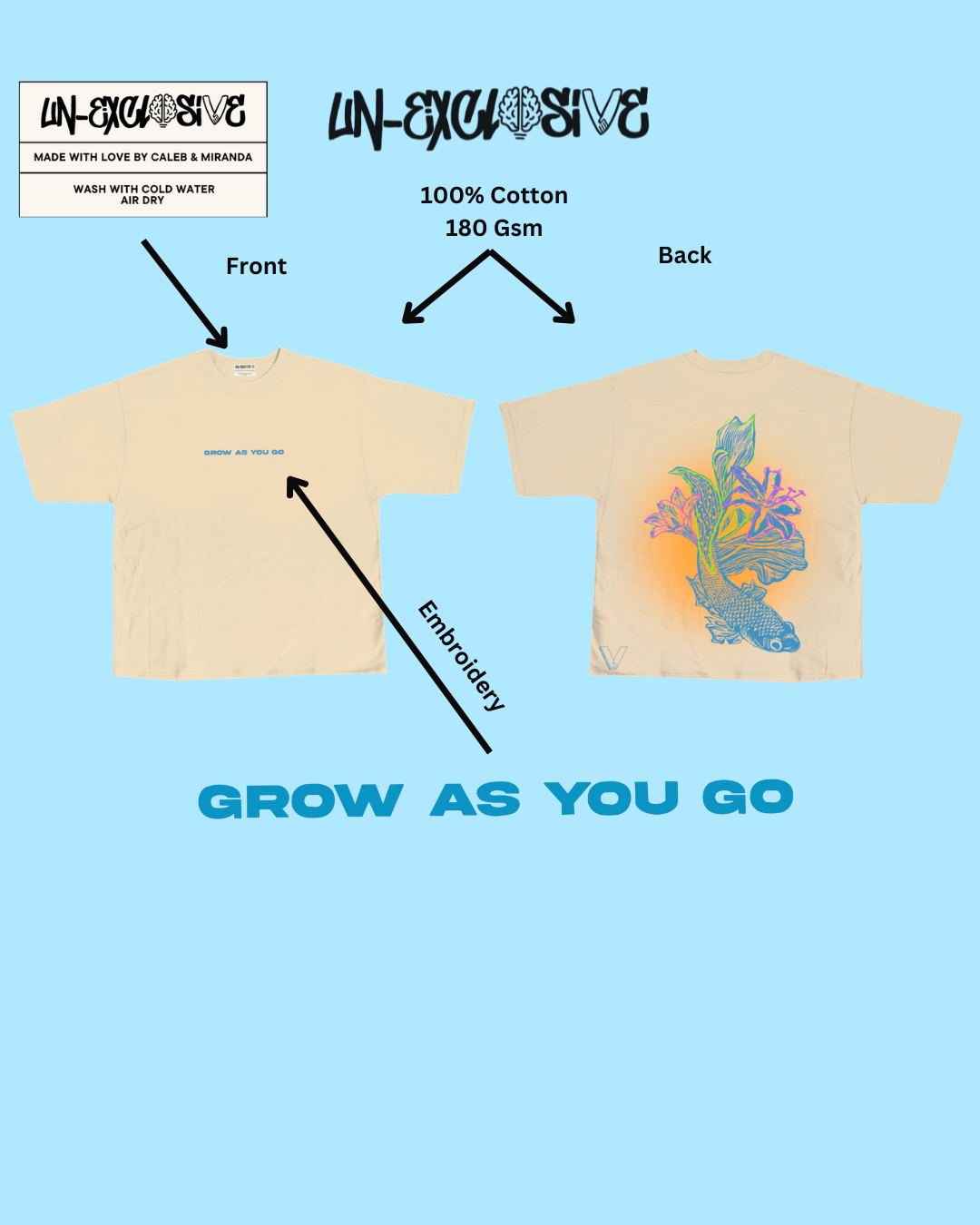 Pre-Order "Grow As You Go" Tee