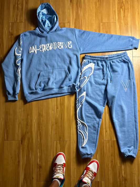 "Breath Of Sky" Pullover Set