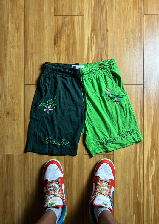 "Grass Isn't Always Greener" Shorts