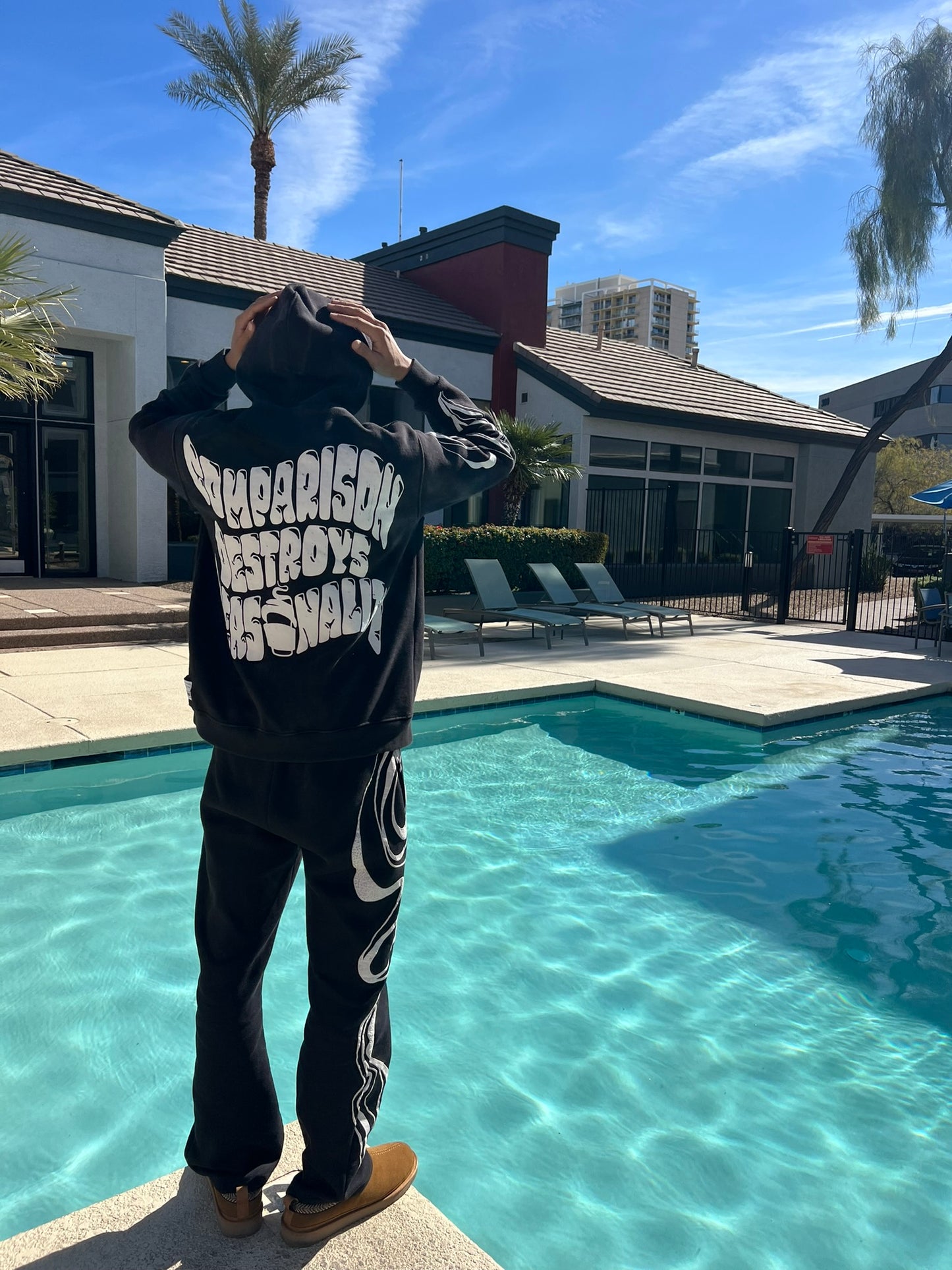 Ebony & Ivory Satin-Lined Hoodie